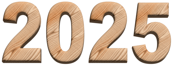 2025 Wooden Text PNG Clipart | Gallery Yopriceville - High-Quality Free